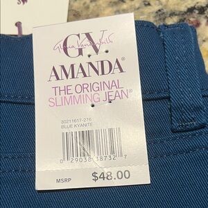 Gloria Vanderbilt Amanda Blue Jeans